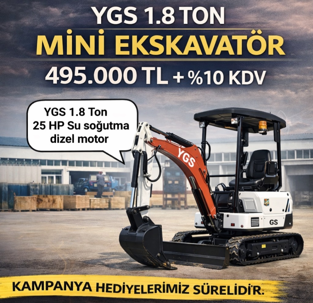 Sat�l�k YGS Mini Ekskavat�r